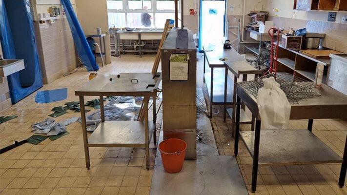Asbestos in schools on site, second photo